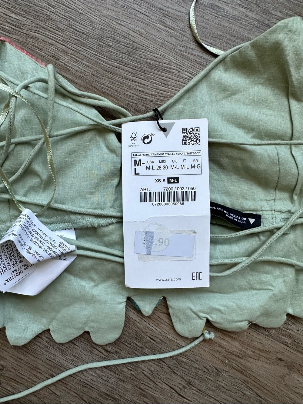 Zara Sequin Butterfly Top - Picture 4 of 4